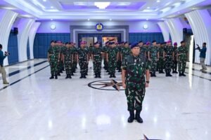 67 Perwira Tinggi TNI AL Laksanakan Laporan Korps Kenaikan Pangkat