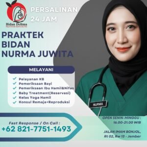 Persalinan Aman & Nyaman 24 Jam Di Jember, Kini Hadir PMB Nurma Juwita