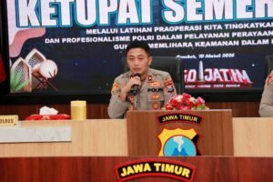 Polres Jember Gelar latihan Pra Oprasi (Latpraops) bentuk kesiapan personel