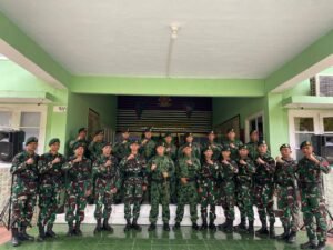 Tradisi Penyambutan Warga Baru Yonif 515 UTY/9/2 Kostrad Berlangsung Khidmat